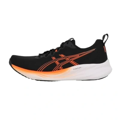 Abbildung von Asics Gelpulse 16 Laufschuh Straße, Herren, Größe: 40, Black/nova orange Schuhe