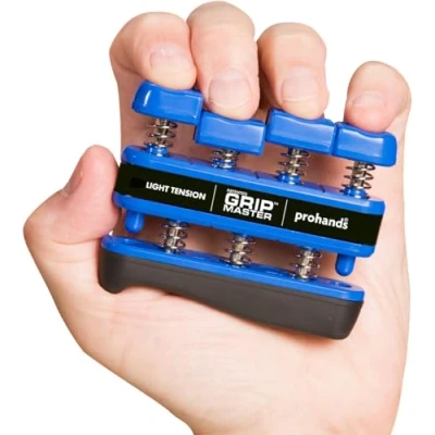Abbildung von Pro Hands Fingertrainer Gripmaster light, Blue , 230x140