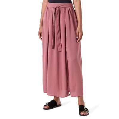 Abbildung von VILA Waist Maxirock, Damen, Größe: 40, Rose brown