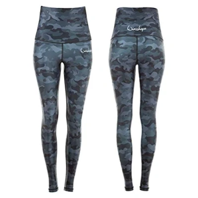 Abbildung von Winshape Damen Leggings Functional Power Shape Tights High Waist HWL102, Camo Print, Slim Style