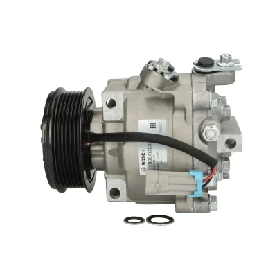 Abbildung von BOSCH 1 986 AD1 358 Kompressor 12V PAG 46 YF R1234yf, R134a mit Montageanleitung, ohne Dichtring OPEL: Mokka / X, Adam