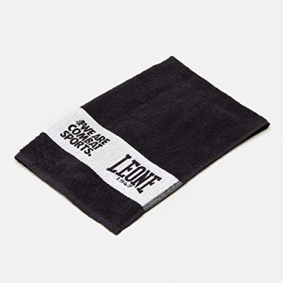 Abbildung von LEONE 1947, Bankhandtuch, Unisex Erwachsene, Schwarz, Taglia Unica, AC915