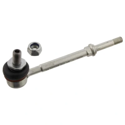 Abbildung von febi BILSTEIN 28591 Koppelstange Vorderachse links, rechts 192,6 M12 x 1,25 Plus mit selbstsichernder Mutter Stahl silber
