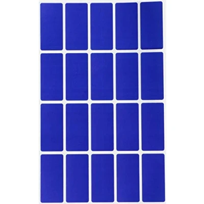 Abbildung von Etiketten Blau 40 mm x 19 Aufkleber 4 cm 1,9 viereckige Sticker 300 Stück von Royal Green