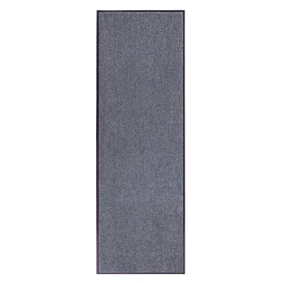 Abbildung von Hanse Home Fußmatte (S XXL) 60x180cm 12 Farben Fussmatte Outdoor Schmutzfangmatte Türmatte Waschbar &amp; Wetterfest rutschfest für Eingangsbereich Außenbereich Grau