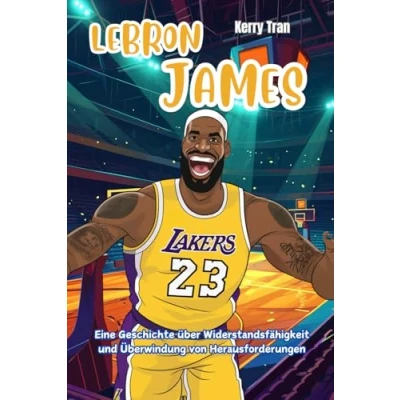 Abbildung von LeBron James: Eine Geschichte über Widerstandsfähigkeit und Überwindung von Herausforderungen: Inspirierendes Biografiebuch für Kinder (Biografien Kinder)