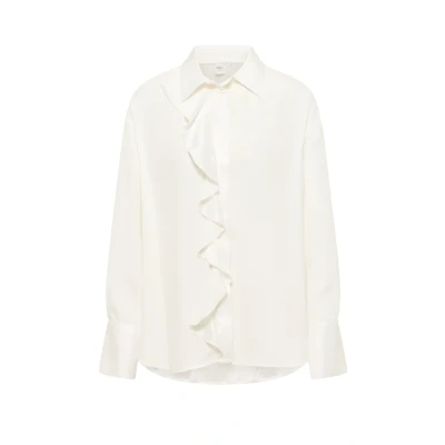 Abbildung von Eterna Hemdbluse offwhite, Damen, Größe: 40, Off/white