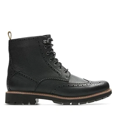 Abbildung von Clarks Batcombe LORD Schnürstiefelette, Herren, Größe: 41, Noir Schuhe