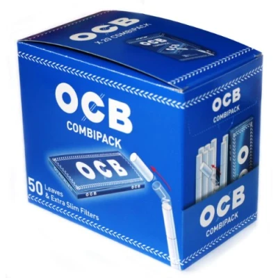 Abbildung von OCB COMBIPACK mit 1000 Blatt Walzpapier + extra Slim Filter Tips