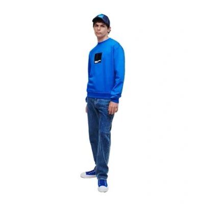 Abbildung von Karl Lagerfeld Jeans Regular LOGO Sweatshirt, Herren, Größe: XL, Blue
