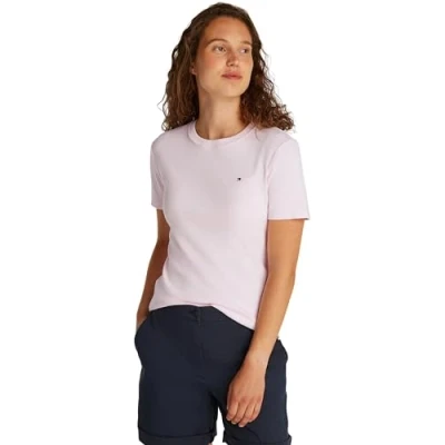Abbildung von Tommy Hilfiger SLIM CODY Tshirt basic, Damen, Größe: XXL, Light pink