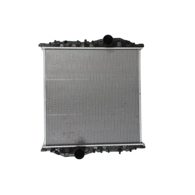 Abbildung von NISSENS 625502 Kühler, Motorkühlung Aluminium 648 639 58 ohne Rahmen Kühlrippen gelötet