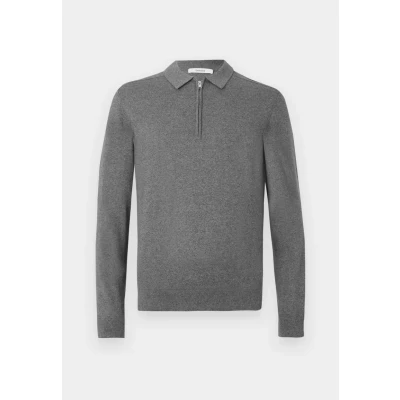 Abbildung von Selected Homme Slhberg HALF ZIP Strickpullover, Herren, Größe: Small, Morel