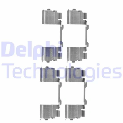 Abbildung von DELPHI LX0479 Zubehörsatz, Scheibenbremsbelag FIAT: Ducato III Van, CITROËN: Relay II Minibus, PEUGEOT: Boxer Van