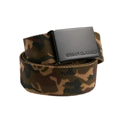 Abbildung von Urban Classics Single Gürtel, Herren, Größe: One Size, Wood camouflage black