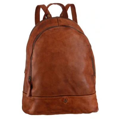 Abbildung von HARBOUR 2nd Cityrucksack »Meghan«, aus Leder mit typischen Marken Anker Label und Schmuckanhänger