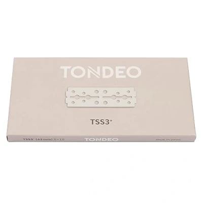Abbildung von TONDEO Rasierklingen TSS3+ 5x10 rostfreie Doppelklingen für Rasiermesser Tradition meisterlicher Handwerkskunst