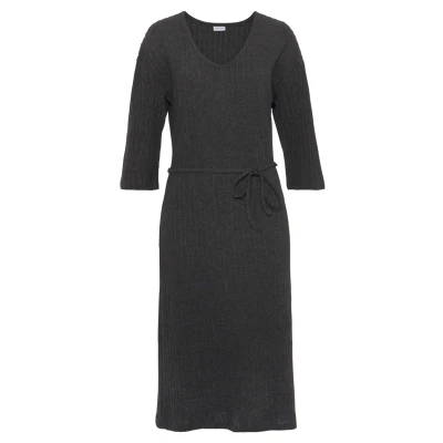 Abbildung von Lascana Strickkleid, Damen, Größe: 32/34, Anthrazit melange