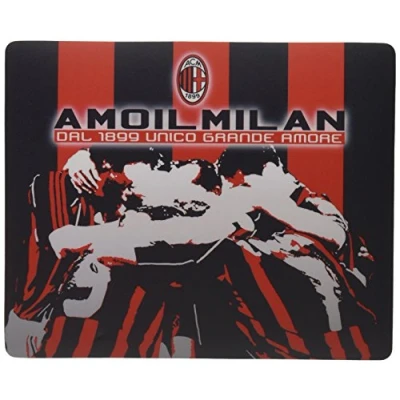 Abbildung von Techmade TM MPTEAM MILAN, AC Milan Mauspad, Multicolor (Weiß / Rot Schwarz)