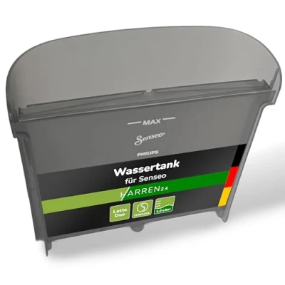 Abbildung von Harren24 Wassertank CP9014/01 kompatibel mit Philips Senseo Kaffeepadmaschine Latte Duo HD6570, HD6574, HD7855, HD7856, HD7857, HD7858, Ersatz Wasserbehälter, Teilenummer 422225959051