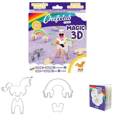 Abbildung von Ausstecher Einhorn &amp; Regenbogen Magic 3D