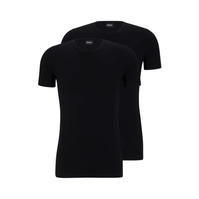 Abbildung von BOSS Modern 2 PACK Unterhemd/shirt, Herren, Größe: Small, Black