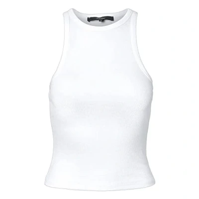 Abbildung von VERO MODA Damen VMROMA S/L Rib TOP JRS NOOS Tops, Bright White, XS