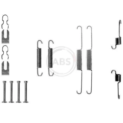 Abbildung von A.B.S. 0763Q Zubehörsatz, Bremsbacken FIAT: Panda I Hatchback