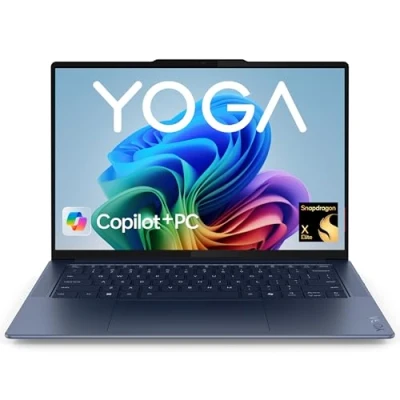 Abbildung von Lenovo Yoga Slim 7X Laptop Copilot+ PC 14,5&quot; 3K OLED 90Hz Display Qualcomm Snapdragon X1 Elite 16GB RAM 1TB SSD Integrierte Grafik Win11 Home QWERTZ 1,28kg blau