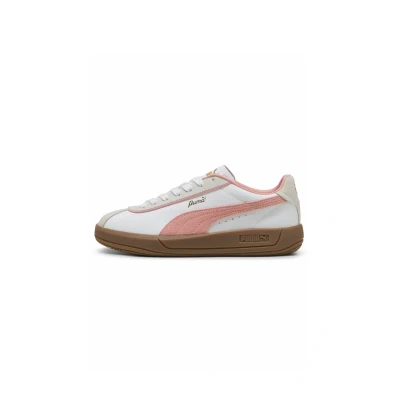 Abbildung von Puma CLUB Klassika Sneaker low whitepink fruitvapor gray, Damen, Größe: 35.5, White pink fruit vapor gray Leder/synthetik
