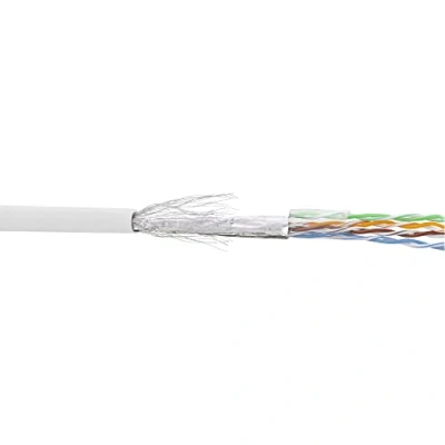 Abbildung von InLine 72099W Patchkabel Cat.5e, weiß, SF/UTP, AWG26, PVC, 100m