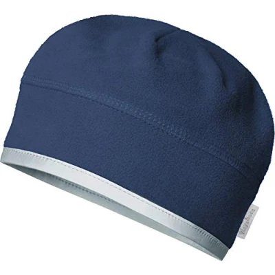 Abbildung von Playshoes Unisex Kinder Fleece Mütze Wintermütze, marine Helmgeeignet, 51cm