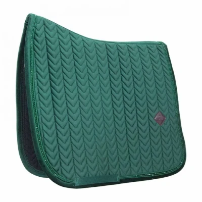 Abbildung von Kentucky Schabracke Velvet Pearls Dressur Pine Green
