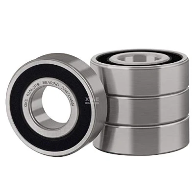 Abbildung von XiKe 4 Stück 6204 2RS Rillenkugellager 20x47x14mm Chromstahl und Vorgeschmiert, 6204RS Doppelt abgedichtetes Kugellager.