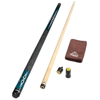 Abbildung von CUESOUL 58 Zoll 19 1/2 Oz Jointed Maple Billard Queue (CSTB003U)