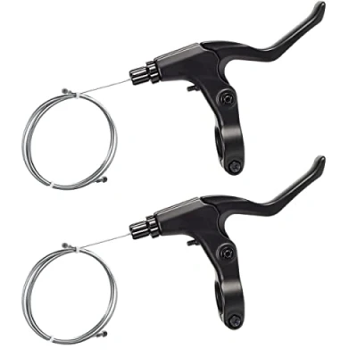 Abbildung von CNC Bremshebel，1 Paar Fahrrad Bremshebel，Bremsgriff for Mountain Bike/MTB，schwarz