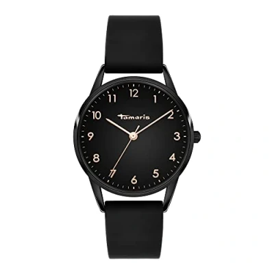 Abbildung von Tamaris Damen Analog Quarz Uhr mit Silikon Armband TT 0122 PQ