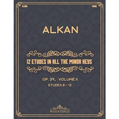 Abbildung von 12 Etudes in All the Minor Keys (Op. 39): Volume II (Etudes 8 12) Sheet music for piano