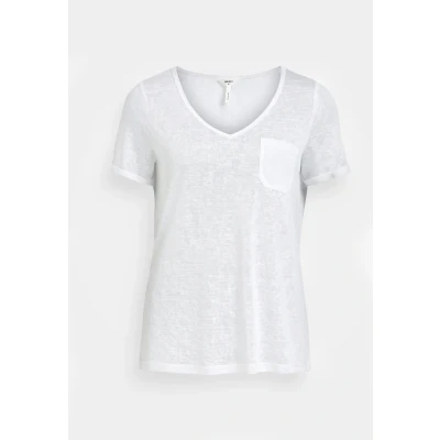 Abbildung von Object SS Vneck NOOS Tshirt basic, Damen, Größe: XS, White