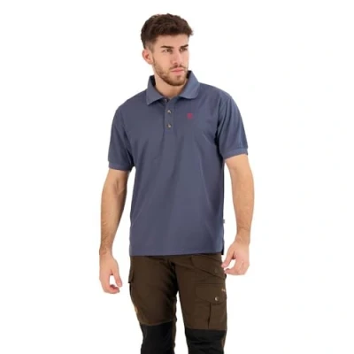 Abbildung von Fjällräven Herren Kurzarm Polohemd Crowley Pique, Black, XXL, F81783 550