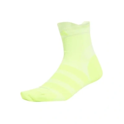 Abbildung von adidas Unisex RUNxADIZERO Sock 1PP, white/lucid lemon/lucid lemon, 8.5 10