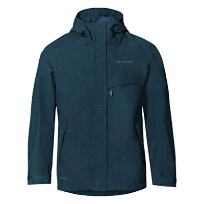 Abbildung von Vaude Rosemoor Regenjacke / wasserabweisende Jacke, Herren, Größe: XXL, Dark sea