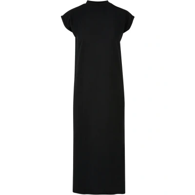 Abbildung von Urban Classics Extended Shoulder Jerseykleid, Damen, Größe: XS, Black
