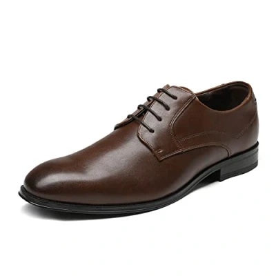 Abbildung von Bruno Marc Herren Anzugschuhe Schnürhalbschuhe Klassischer Business Derby Oxford Hochzeit Schuhe Schnürschuh,Size 46,Dunkel/Braun,SBOX229M E
