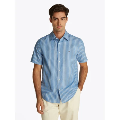 Abbildung von Tommy Hilfiger Retro Shirt Hemd Blue spell, Herren, Größe: 3XL, spell