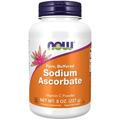 Abbildung von Now Foods, Sodium Ascorbate (Natriumascorbat), gepuffertes Vitamin C, 227g veganes Pulver, Laborgeprüft, Glutenfrei, Sojafrei, Vegetarisch, Ohne Gentechnik, unterstützt das Immunsystem