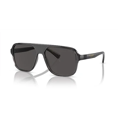 Abbildung von Dolce&amp;Gabbana Sonnenbrille, Größe: 57, Transparent grey/black