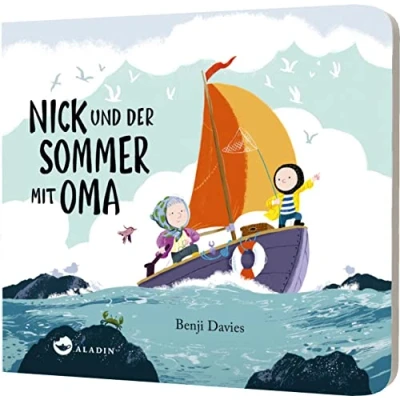 Abbildung von Nick und der Sommer mit Oma: Ein Pappbilderbuch für Enkel Großeltern