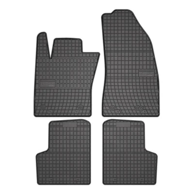Abbildung von FROGUM 546115 Fußmattensatz Gummi vorne und hinten 4 schwarz Maßgefertigt JEEP: Renegade Off Road