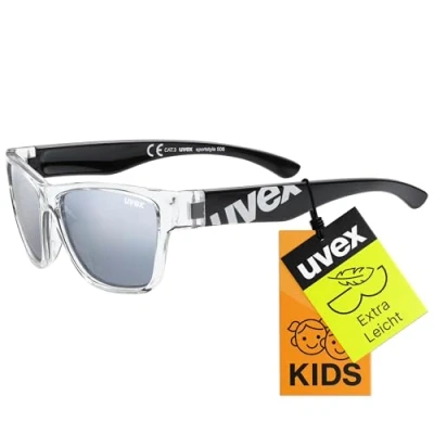 Abbildung von uvex Unisex Kinder, sportstyle 508 Sportbrille, black clear, one size